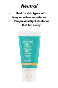Tinted Mineral Sunscreen SPF 31