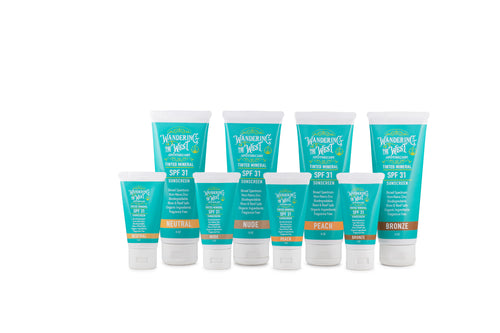 Tinted Mineral Sunscreen SPF 31- Personalized Combo Kit - WTW