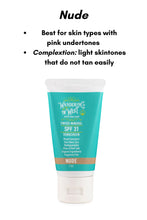Tinted Mineral Sunscreen SPF 31- Personalized Combo Kit - WTW